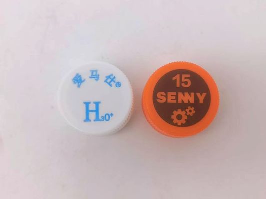 Máquina de impresión offset UV automática para tapas de botellas de plástico, 1-4 colores, 3200 piezas/min