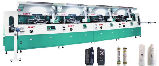 Máquina de impresión UV automática para botellas de plástico de 1-8 colores, 85 piezas/min