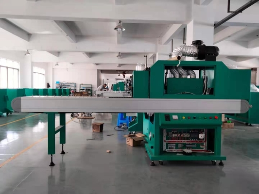 Máquina profesional de curado UV para recipientes redondos y planos 5KW de potencia y 3000pcs/h de velocidad de tratamiento