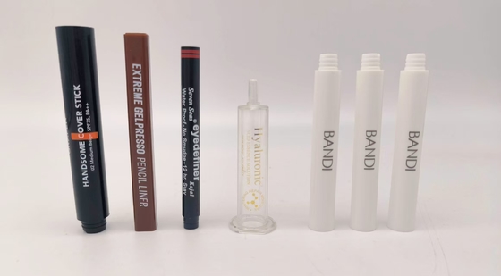 15 Estación de trabajo jeringa/ lápiz de ceja Máquina de serigrafía totalmente automática 60pcs/min