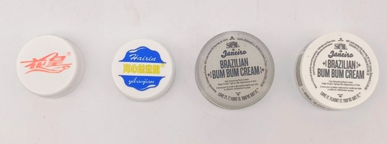 Máquina de serigrafía a 1 color para tapas redondas en la industria cosmética, 3000 piezas/hora.