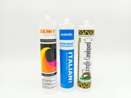 Máquina de impresión UV automática para tubos de sellador de 8 colores, 80 piezas/min