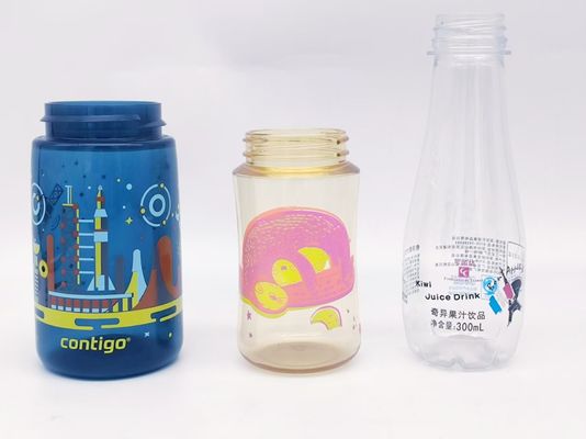 Impresora de serigrafía CNC de alta velocidad para botellas y frascos hasta 60 piezas/min