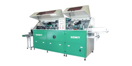 Máquina de impresión UV para cubos redondos de plástico de 1-5L, 35 piezas/min