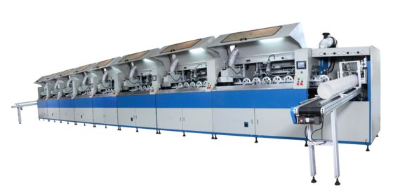 Máquina de impresión UV para cubos redondos de plástico de 1-5L, 35 piezas/min