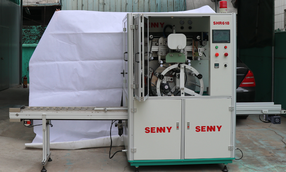 SHR618 Máquina automática de estampado en caliente hasta 3000 pcs/h con servomotor y función de registro