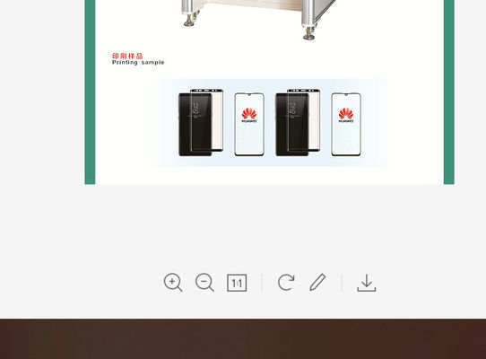 SGS 1000pcs/hora máquina de impresión de almohadillas neumáticas para vidrio 3D de tabletas