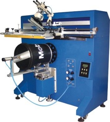 Máquina de serigrafía semiautomática para cubos cilíndricos