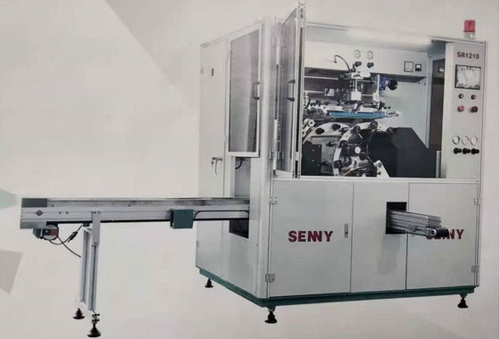 5000pcs/h Máquina de serigrafía totalmente automática 250x150mm para tapa