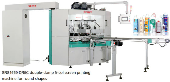1200pcs/Hr Máquina automática de impresión de serigrafía de seda 380V para botellas de vidrio