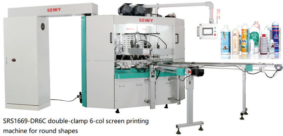 Impresora plástica de la botella del SGS, 20pcs/Min Rotary Screen Printing Equipment