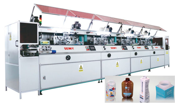 impresora de 300*250m m 100pcs/Min Fully Automatic Silk Screen multicolora