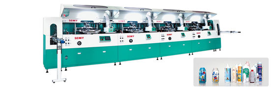 Impresora de pantalla de seda automática para la fabricación de latas de plástico, vidrio, metal, botellas, vasos