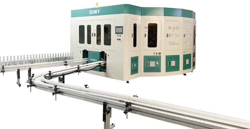 Máquina de estampado en caliente de botellas de vidrio de 6 colores IR+UV Máquina de serigrafía