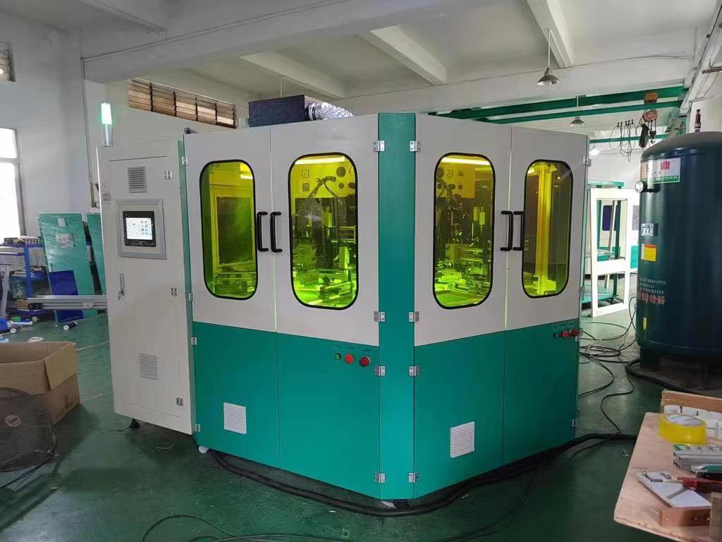 Impresora de serigrafía CNC de 4 colores para botellas, servo completo, impresora de serigrafía para contenedores, 60 piezas/min