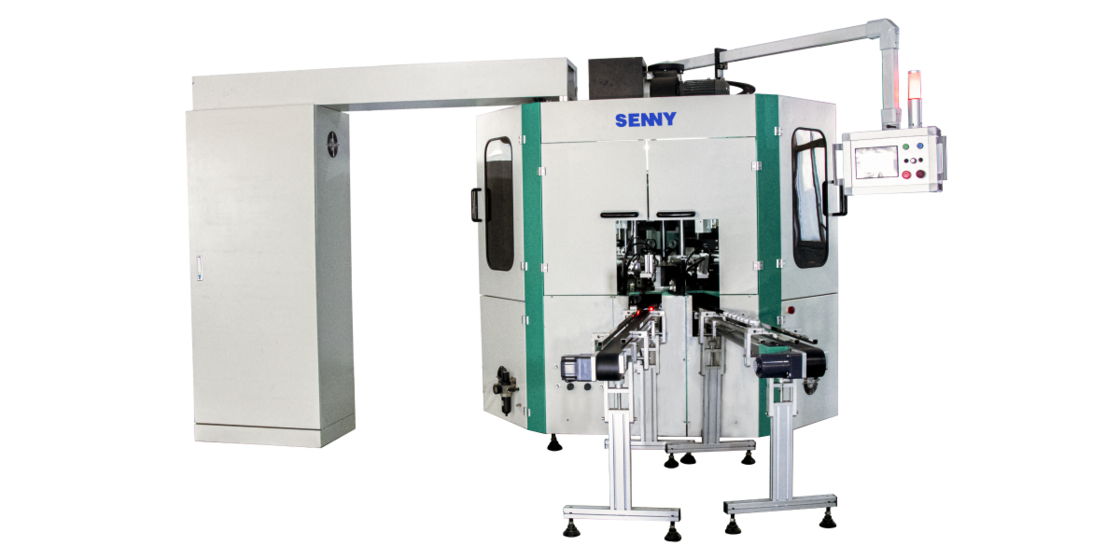 Máquina automática de serigrafía UV para tarros/tapas redondos de 3 colores, 60 piezas/min