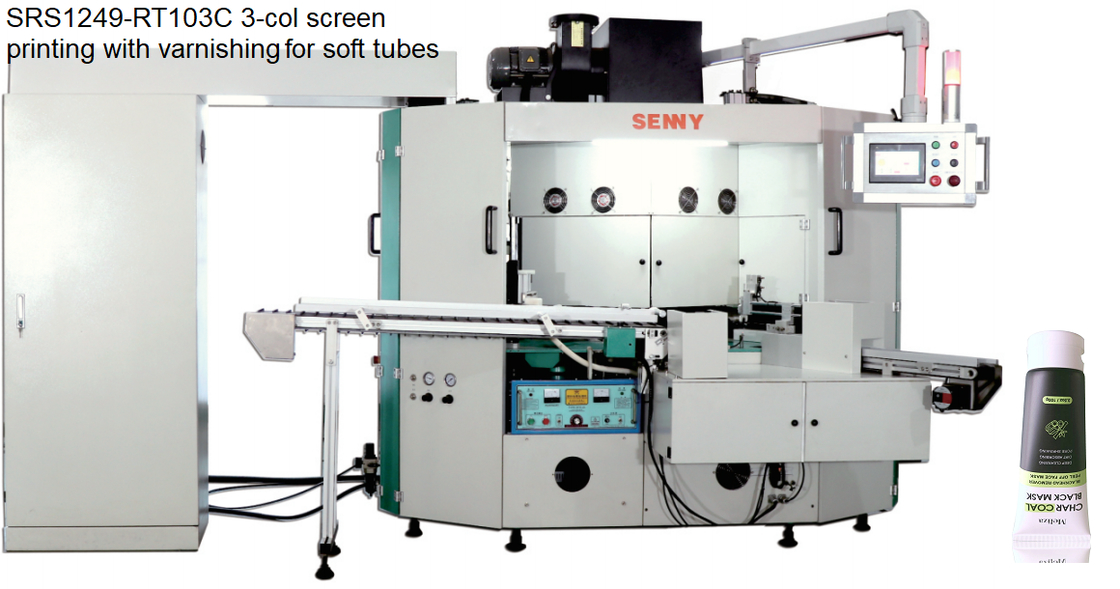 Máquina Automática de Serigrafía de Tubos de 4 Estaciones 50pcs/Min 6bar