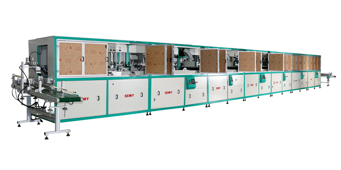 Máquina de impresión UV de plástico redondo de 7-25L 18pcs/min