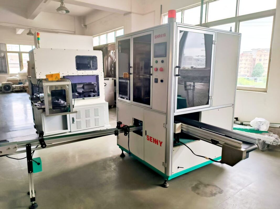 SHR618 Máquina automática de estampado en caliente hasta 3000 pcs/h con servomotor y función de registro
