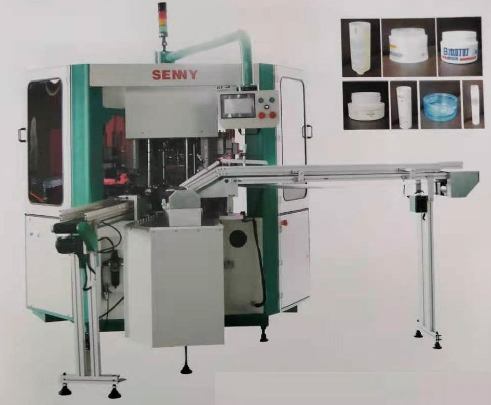 3600pcs/Hr Máquina de serigrafía de tres colores 250x150mm Para contenedor de cosméticos