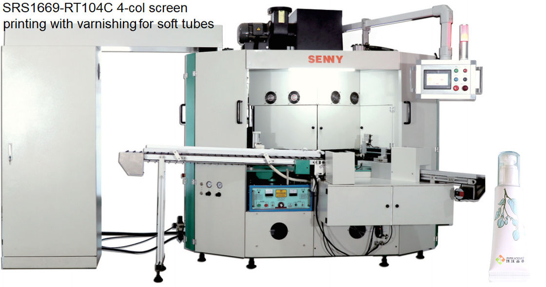 70pcs/Min Silk Screen Printing Machine, impresora de la pantalla a color 7bar 4