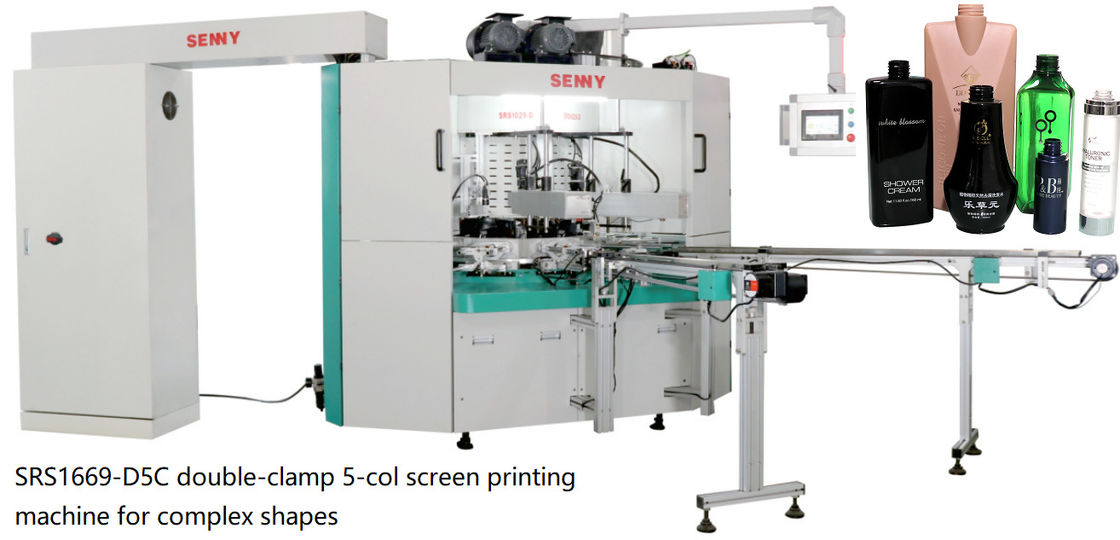 impresora multicolora de la pantalla de 1800pcs/Hr 6bar para la botella redonda