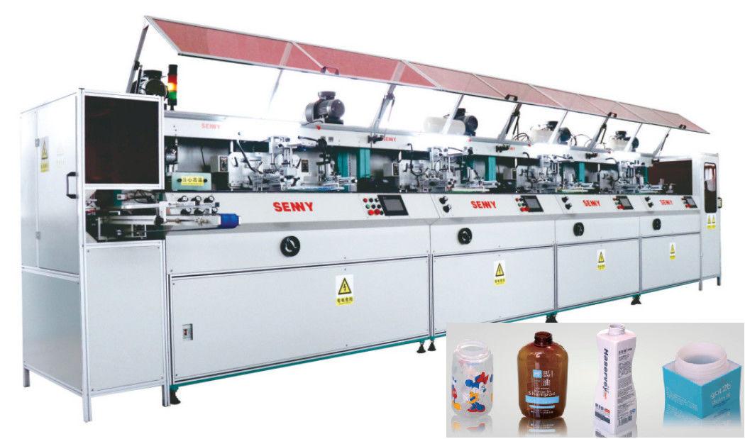 impresora de 300*250m m 100pcs/Min Fully Automatic Silk Screen multicolora