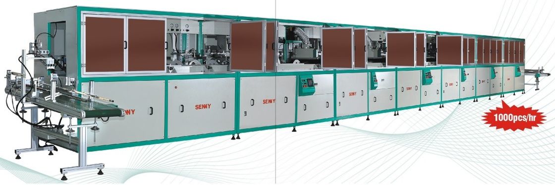 Impresora automática de la pantalla del cubo redondo de 5~30 litros para los cubos 12 colores